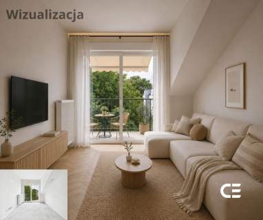 2 pokoje Balkon - widok na zieleń Księże Małe