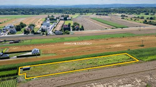 Ogrodzona działka 917m2 Glinik