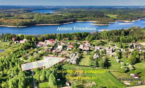 200 m od jeziora Działka 4582 m2 Dom do remont