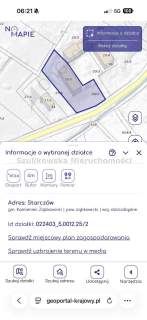 Działka inwestycyjna na sprzedaż, 2200 m2, Starczów