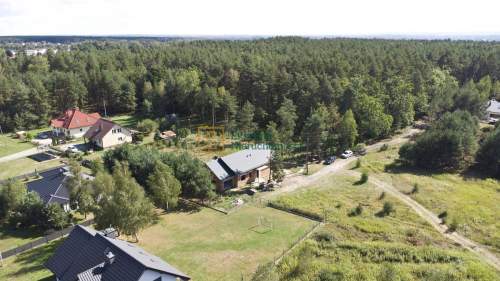 Dom przy lesie, Rakszawa, 116m2 plus garaż w bryle