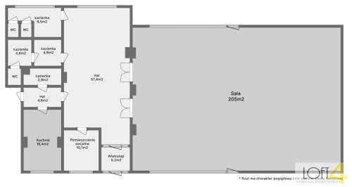 Sala premium w centrum, do wynajmu okazjonalnego