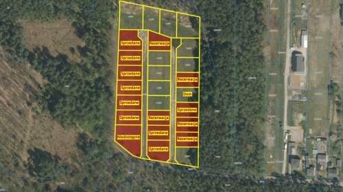Działka budowlana otoczona lasem Koszęcin 690m2