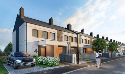 Skrajny segment z garażem i dużym ogrodem 280 m2