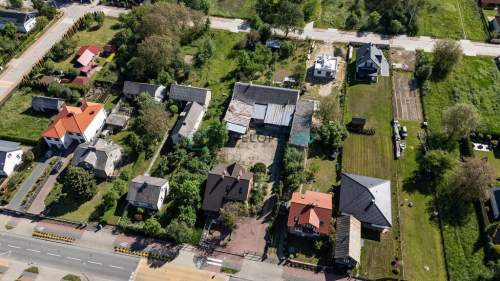 Budynek z cegły na zabudowę bliźniaczą