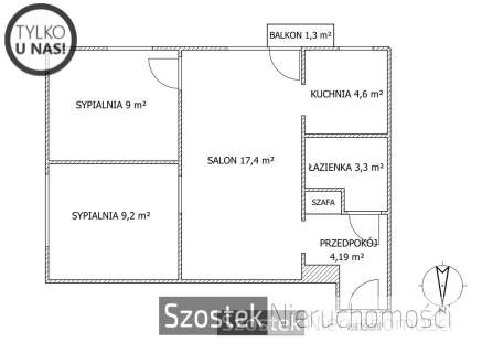 M. w ładnym bloku na pełnym zieleni Rakowie
