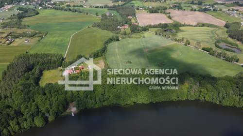 3ha Sobącz z linią brzegową gmina Kościerzyna