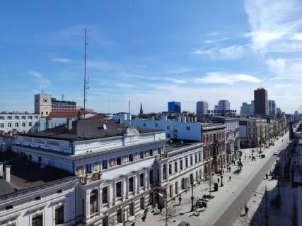 Mieszkanie w sercu Łodzi - ul. Piotrkowska 34 m2 2 balkony 
