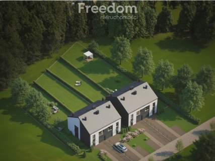 Bliźniak 121 m2 na działce 399,07 m2 - Kokoszki