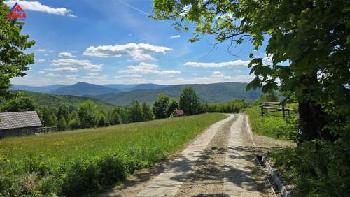 Działka budowlana 10 ar Widok na Beskidy i Tatry