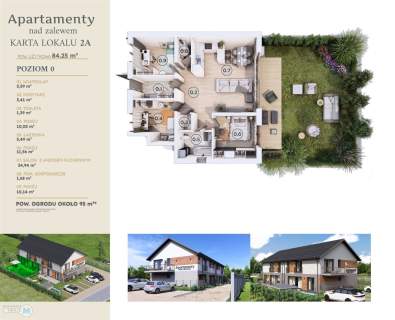 Apartamenty nad Zalewem z ogródkami - Wola kopcowa