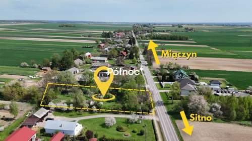 Działka 0,25 ha z mediami cisza, zieleń, potencjał