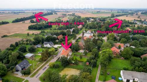 Osice   mieszkanie 61 m ze strychem i ogrodem