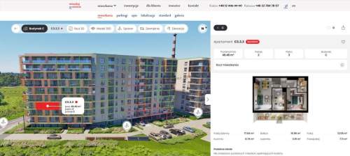 Mieszkanie 50m2 z ogromną loggą 17m2