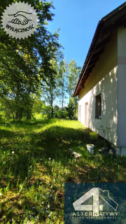 Duży dom z dużą działką blisko lasu i rzeki