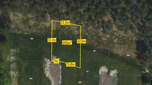Działka budowlana otoczona lasem Koszęcin 690m2