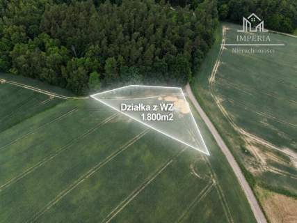 1800m2 w otoczeniu natury idealna pod budowę dom