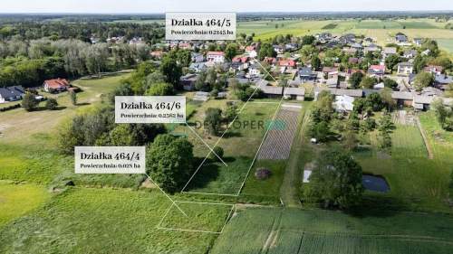 Działka z zabudowaniami - I linia zabudowy