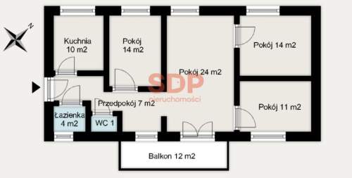 Idealne na biuro lub inną działalność gospodarczą typu salon...
