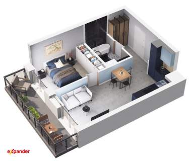 Gotowe 2 pok 37mkw /Wysoki standard/Satre Miasto/Balkon 9mkw