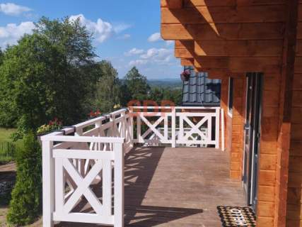 Domek 70 m2 przy Zalewie Sosnówka - widok na Karkonosze