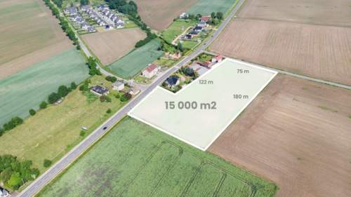 Teren inwestycyjny 1,5 ha, DW901 Pniów k. Gliwic
