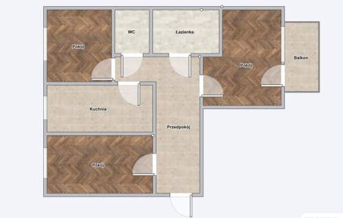 Mieszkanie na sprzedaż, 54 m2, Knurów