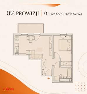GOTOWE 2 pokoje Zielone Krzyki 0% PROWIZJI