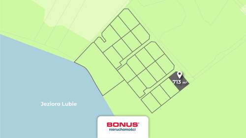 Najpiękniejsze działki nad jeziorem Lubie 