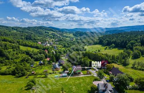 Działka budowlana Kurów gm. Stryszawa - 1700 m2