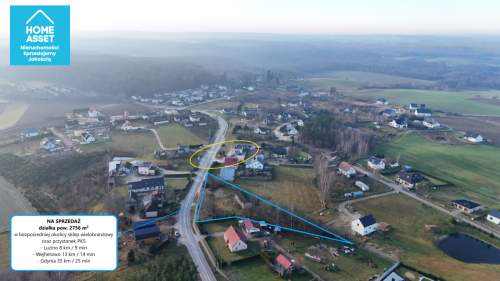 Działka 2756 m - idealna pod dom lub inwestycję