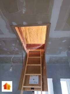 Dom w zabudowie bliźniaczej - część lewa