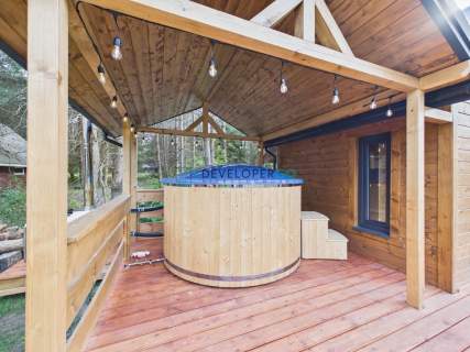Dom letniskowy w Bołtrykach sauna, balia, kominek
