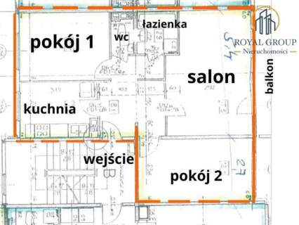 Do sprzedaży 3 pokojowe mieszkanie na Czubach