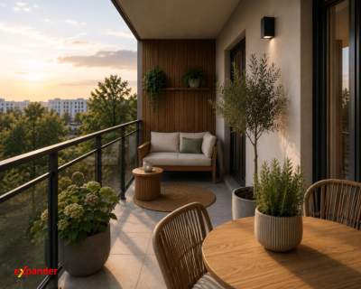 3 pokoje Balkon 8,8 m Bez PCC Rynek pierwotny