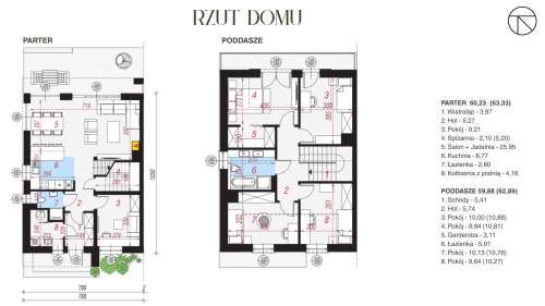 Nowoczesny Dom 115,95m 6 pokoi działka 483m2