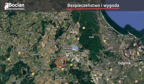 Płaska, uzbrojona działka budowlana- Leźno