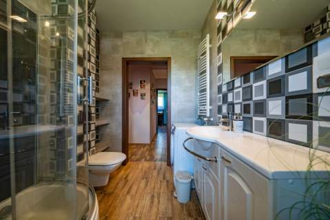 Jedyny bungalow w Tuchomiu kominek, duży ogród