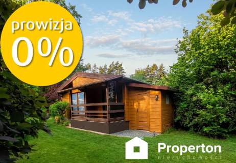 Działka z domkiem letniskowym w otoczeniu lasu G