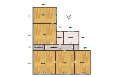 5pokoi, 170m2 w sercu Gliwic - niedaleko Rynku