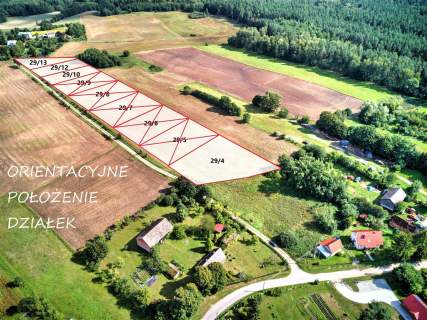 Duże działki budowlane - Nowy Chwalim gm. Barwice.