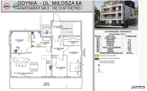 Nowe mieszkanie o pow. 100m2 Gdynia Redłowo