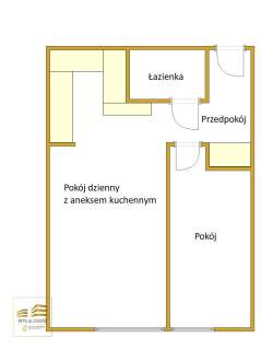 2 pokojowe mieszkanie Bronowice 37,61 m2