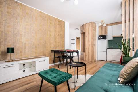 Przytulne mieszkanie 2-pokojowe ogród 40m2 Glogera