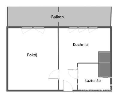 Słoneczna kawalerka z dużą loggią na Pogodnie