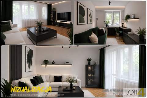 Ciche mieszkanie na parterze wśród zieleni - 60 m2