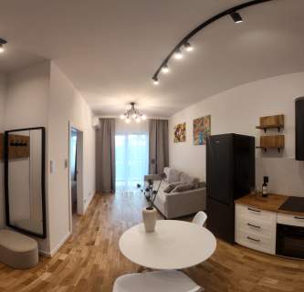 Gotowy apartament, 2 pokoje, Nowe Centrum Łodzi, Klimatyzacj