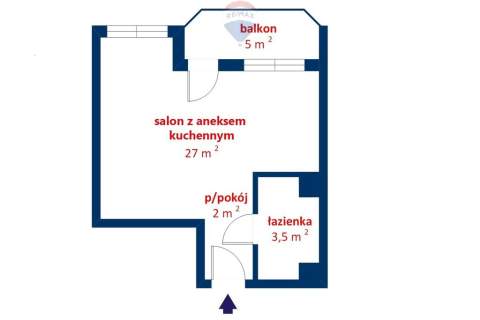 Kawalerka 32,5 m Balkon Winda Włochy