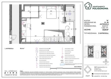 Apartament z antresolą Poligonowa
