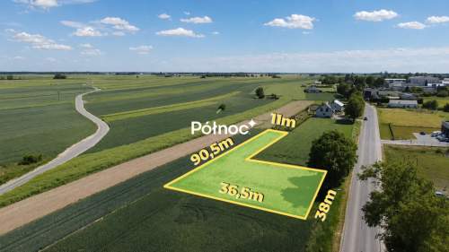 Działka budowlana 1813 m przy ul. Przemysłowej